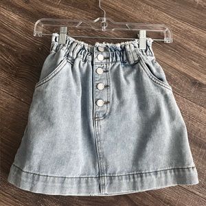 Mini Jean Skirt